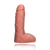 8" SQUIRTING COCK W/BALLS - LIGHT